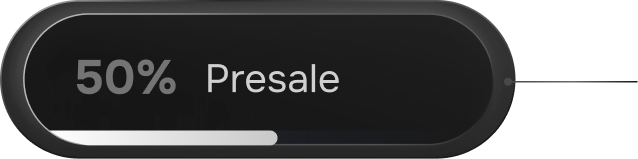 Tokenomics distribution - Presale, Reserves, Rewards, Listings, Team, Marketing