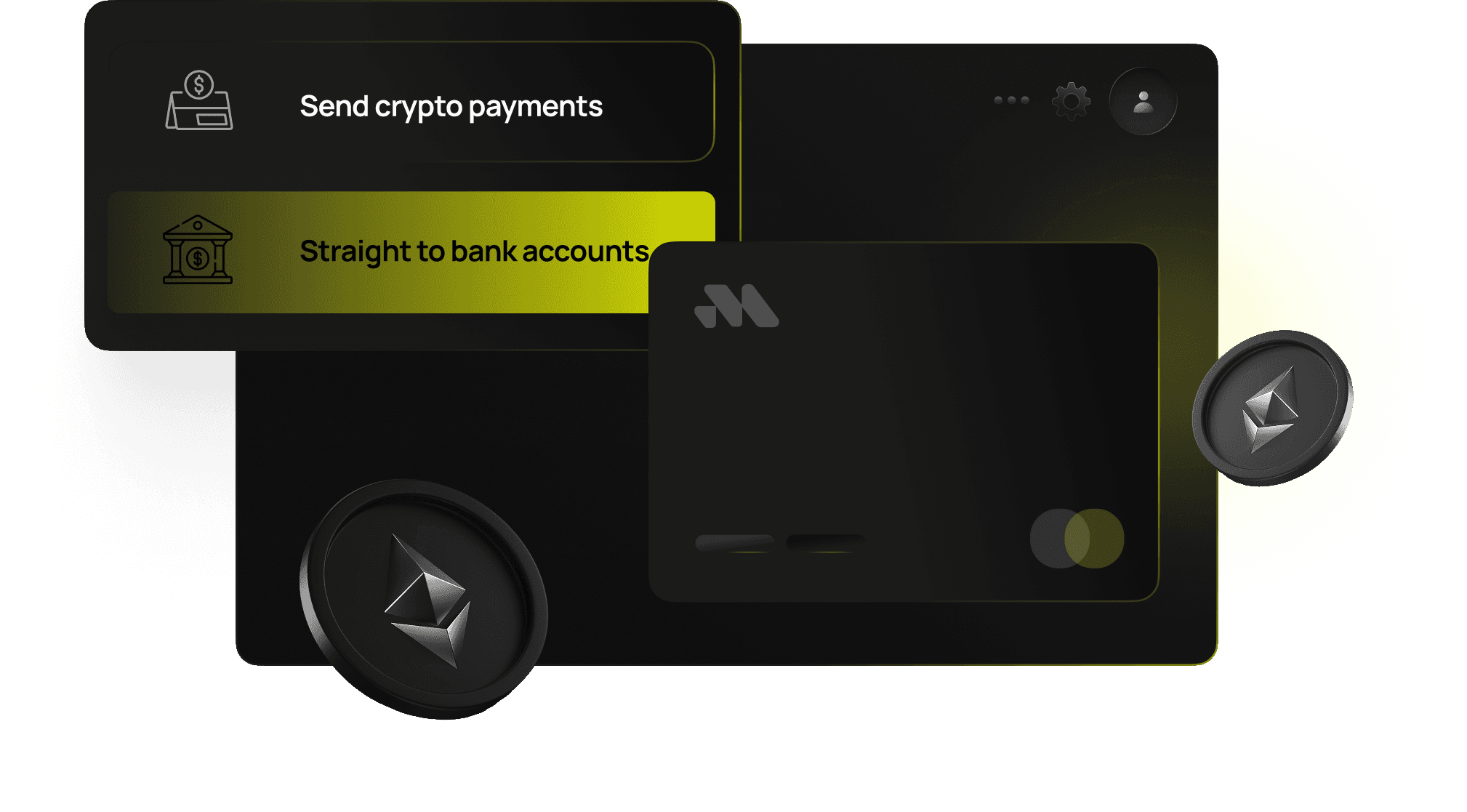 Wallet and card UI